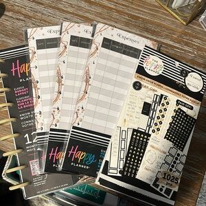 NWT Happy Planner “Know Your Worth” budget planner, trackers and sticker book